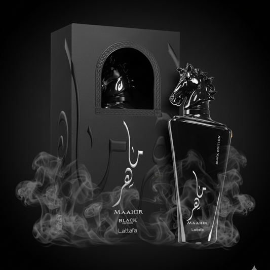 Maahir Black Edition Lattafa Perfumes Luxe Dubaï Unisexe
