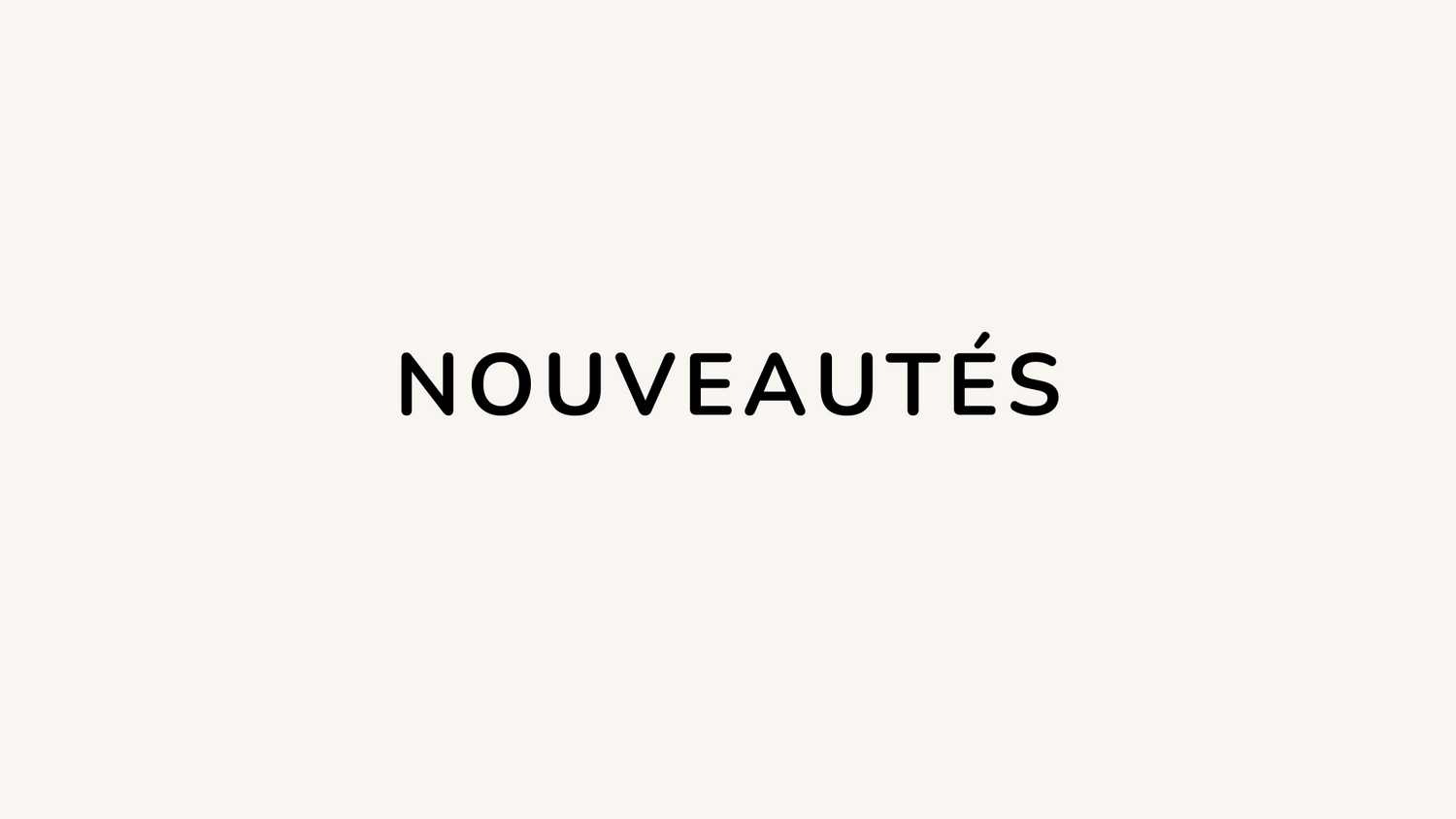 Nouveautés