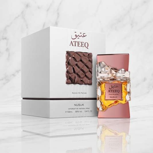 Flacon d'extrait de parfum pour homme Nusuk Ateeq 100ml NEWREINE Lyon