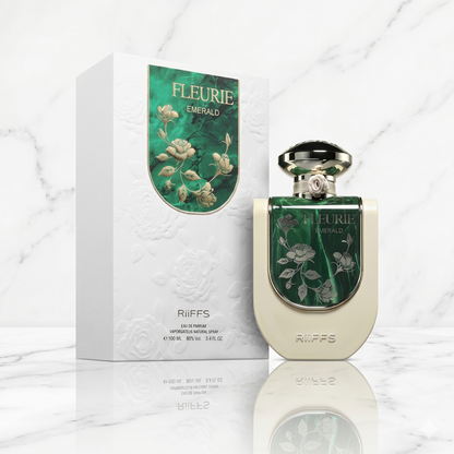 Fleurie Emerald Green Riiffs - Luxe Dubaï Femme