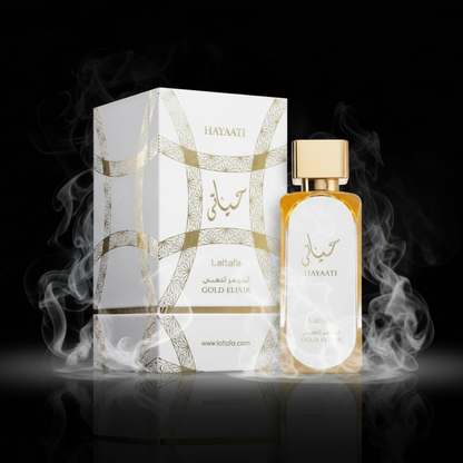 Hayaati Gold Elixir Lattafa Perfumes Luxe Dubaï Unisexe