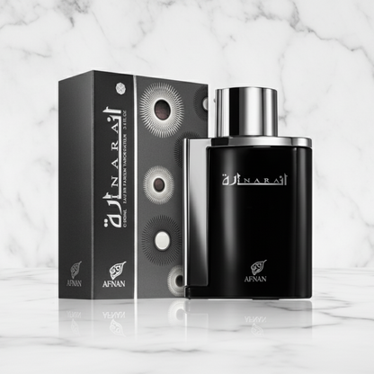 Inara Black Afnan Unisexe - Parfum Luxe Dubaï Boisé Musqué Abordable