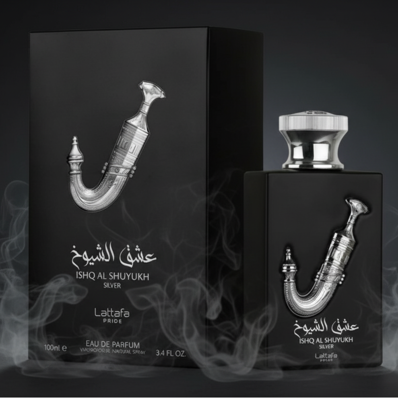 Ishq Al Shuyukh Silver Lattafa Perfumes Luxe Dubaï Unisexe