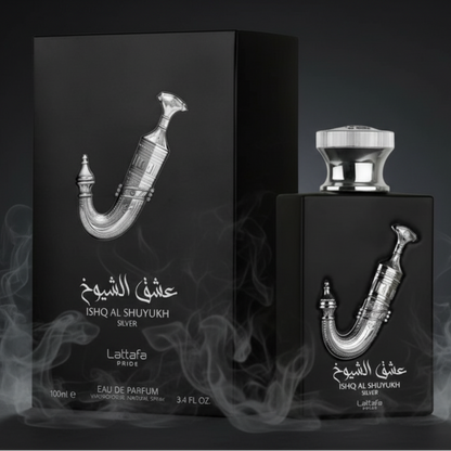 Ishq Al Shuyukh Silver Lattafa Perfumes Luxe Dubaï Unisexe