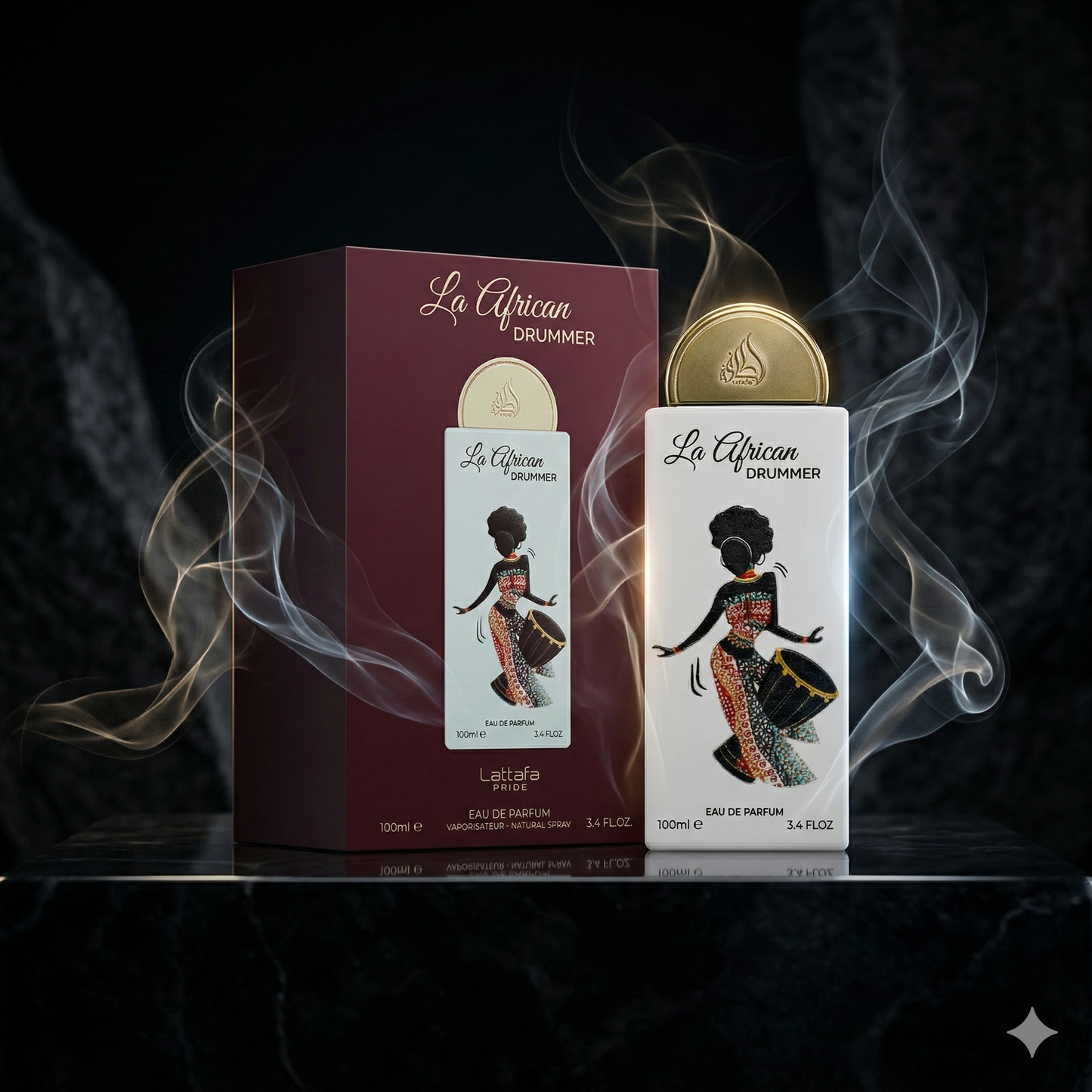 La African Drummer Lattafa - Luxe Dubaï Unisexe
