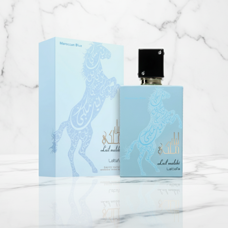 Lail Maleki Moroccan Blue Lattafa Luxe Dubaï Unisexe