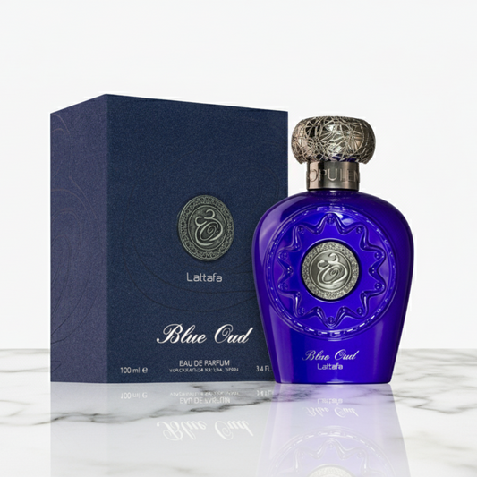 Lattafa Blue Oud Parfum Luxe Dubaï Unisexe