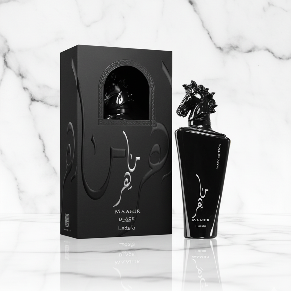 Maahir Black Edition Lattafa Perfumes Luxe Dubaï Unisexe
