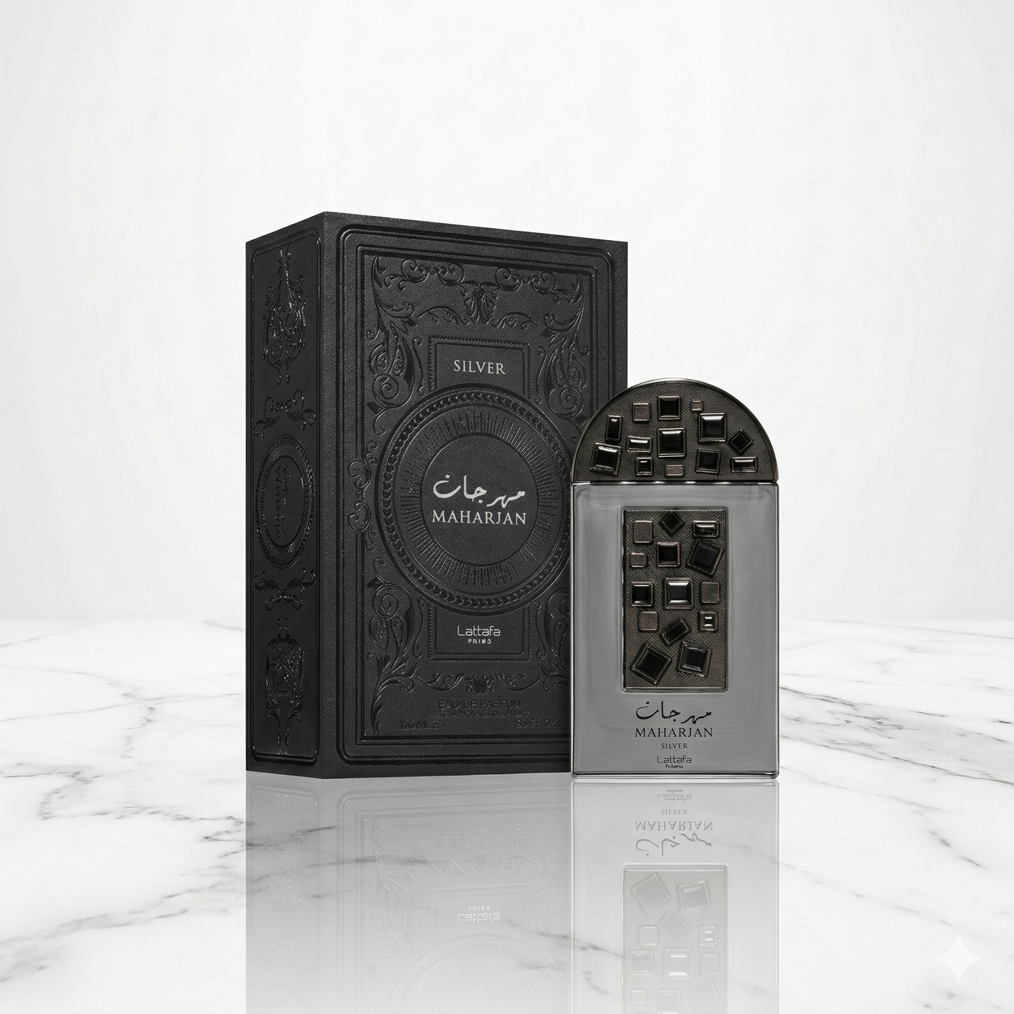 Maharjan Silver Lattafa - Luxe Dubaï Unisexe