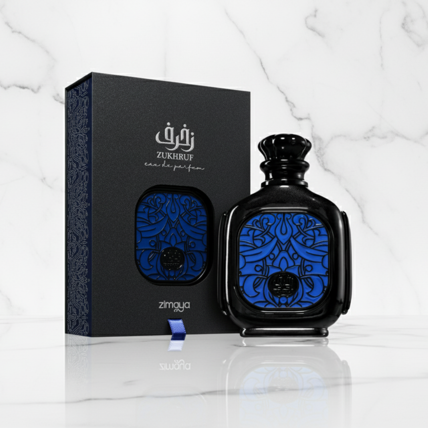 Zukhruf Black Zimaya Parfum Homme Luxe Dubaï